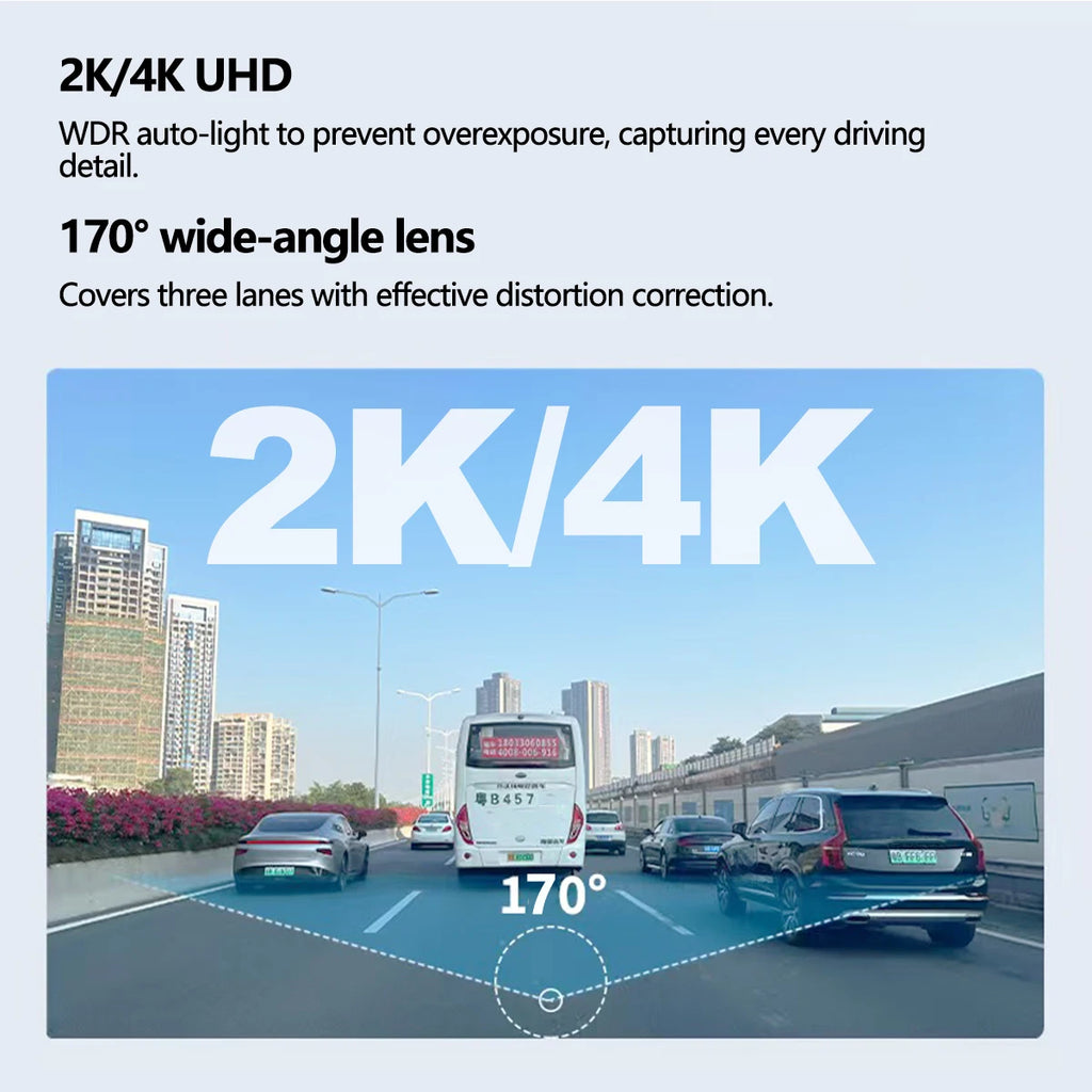 dashcam for car Black box Driving Video Recorders 4K WiFi Mini Front Camera Dash Cam 24H Parking Monitor Car Recording camera - Magic Electronics