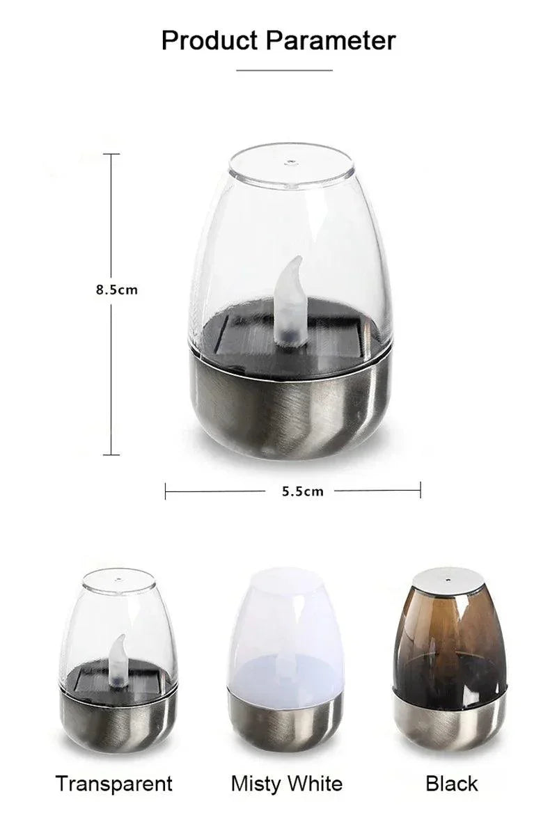 LED Solar Candles Light Flameless Rechargeable Night Light For Wedding Party Garden Decor Outdoor Waterproof Solar Candles Lamp Magic Electronics S9b5fff92a44b4f1aa88312dc928d40d7k