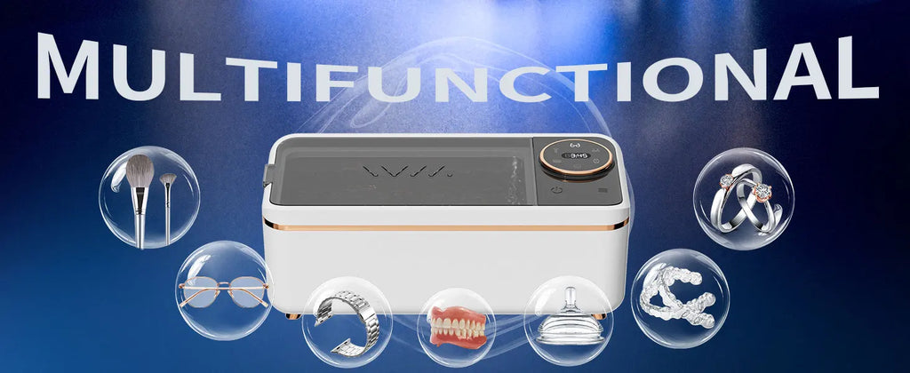 Ultrasonic 55KHZ Cleaning Machine Soundwave Technology Deep Cleaning Appliance for Glasses Dentures Jewelry Makeup Brushes Magic Electronics S9bfd28a01bb9417ab7d7f7259e4b2164a