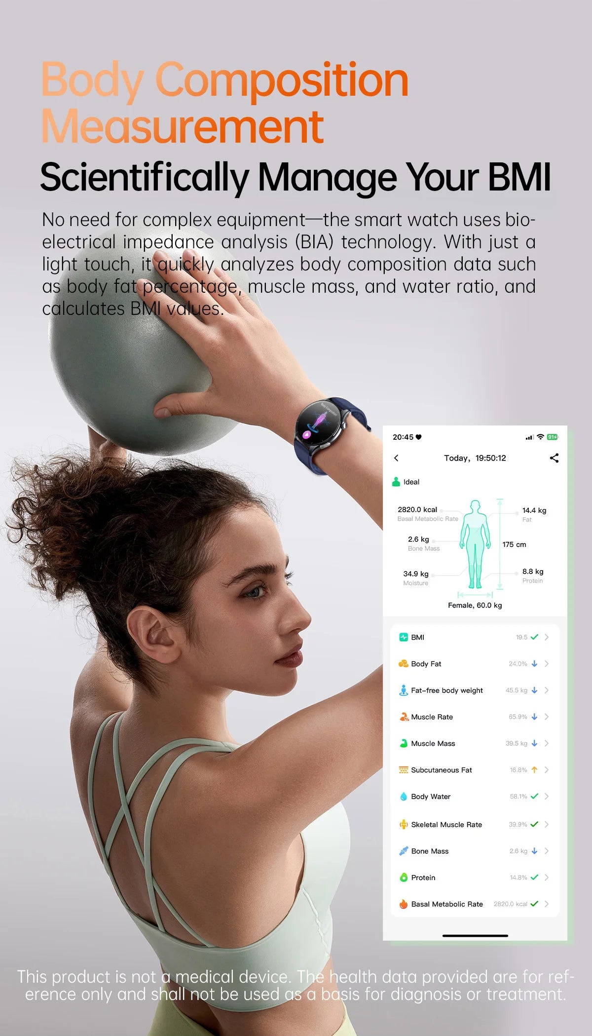 New upgrade High end Analysis Health Smart Watch Sapphire screen ECG Uric Acid BP Blood Oxygen Body Fat HD Call NFC Smart Watch Magic Electronics S9c57b3293d1545beaf0237794830bd9cP