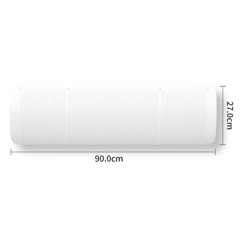 Central Air Conditioning Anti-direct Blowing Baffle Punch-free Ceiling-mounted Wind Deflector Cold Air Guide for Office Home