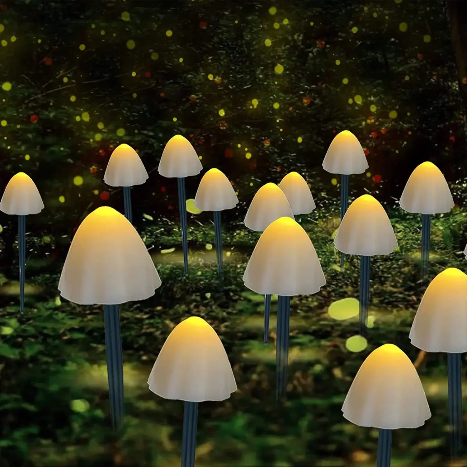 10 LED Solar Mushroom Lights Outdoor Waterproof Decorative Street Lights for Lawn Garden Patio Christmas Holiday Decoration Magic Electronics S9cc0ed126aea4966988bac810eb1bdc4r