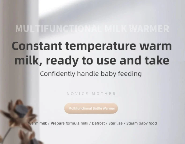 TINSOL Smart Milk Warmer Baby Bottle Thermos Multi-functional Quick Baby Products Breastmilk Warmer Bottle Sterilizer Magic Electronics S9d1b6705ce5b4a15b7cd12d83880f3fff_2d3824b4-db0e-49e7-83e5-7e0e9571e625