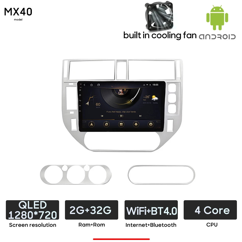 Android 15 For Ford Kuga MK1 2008 - 2012 Car Multimedia Player Carplay Auto Head Unit Radio Video Stereo Navigation GPS 2din GPS 2-32G Magic Electronics S9da54e4514944259946d19c136deb45eb 2-32G