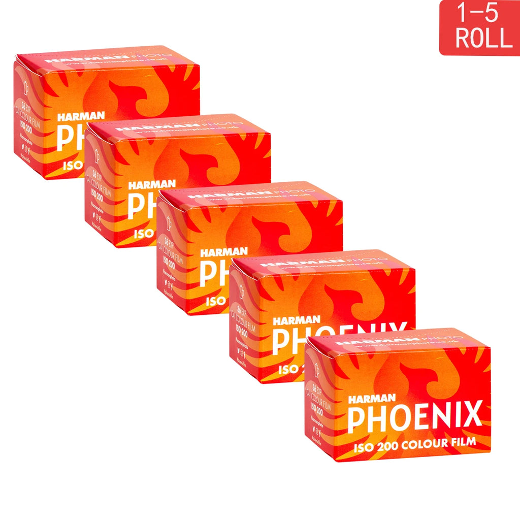 1/3/5 ROLLS HARMAN PHOENIX 200 Color film 135 color negative C41(Shelf life：2026） Magic Electronics S9e1301a70e37439dbbf789dd1979ec8bB