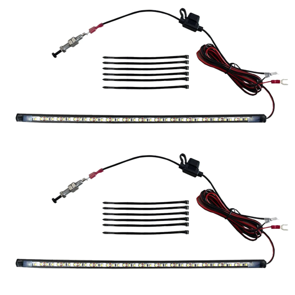 Universal Under Hood Engine Repair White LED Light Bar with Auto On/Off Switch Control Car SUV Pickup Offroad Repair Work Light 2 PCS Magic Electronics S9e73f09a362a4fa1a71c0728ff980efck 2 PCS