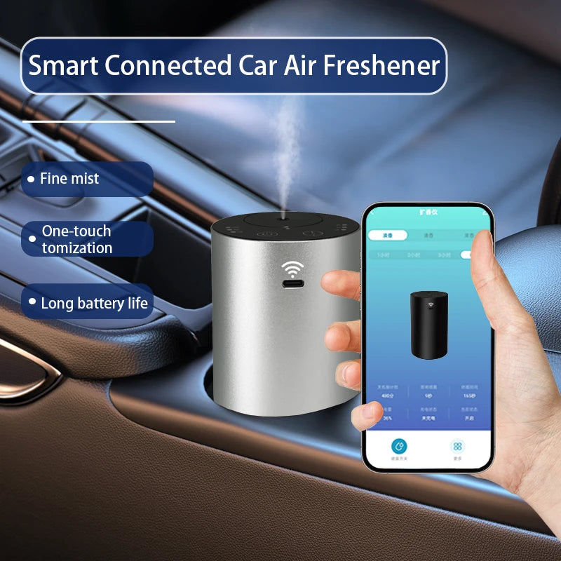 Portable Car Aroma Diffusers APP Connected Fragrance Smell Distributor Suitable for Office Home Car Fragrance Diffusers Magic Electronics S9ebe919972ef4ff2859900a4fb6e9edbv