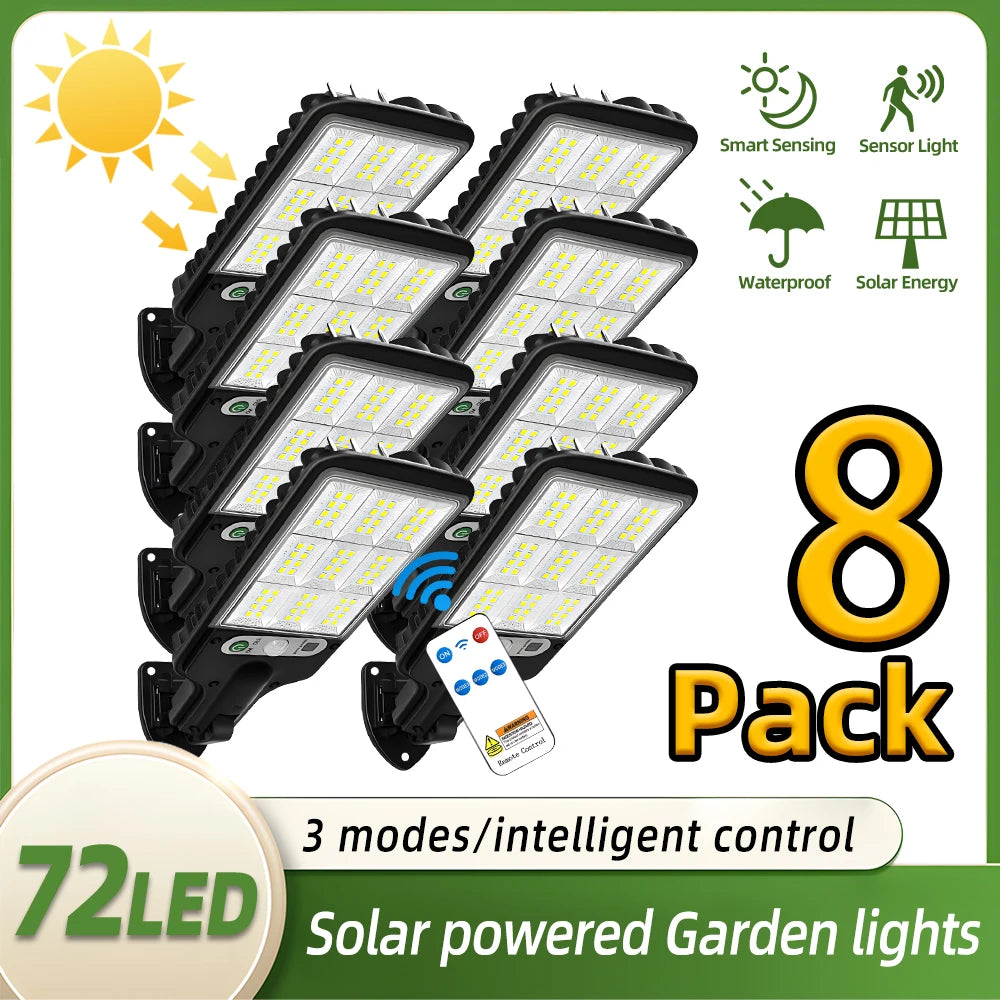 1/8pc Solar Outdoor Floodlight Security Wireless Lamp Illumination for Driveway Patio Garage Pathway Energy-Efficient LED Garden Magic Electronics S9f084d6f7b38463e866b299846edfab1D