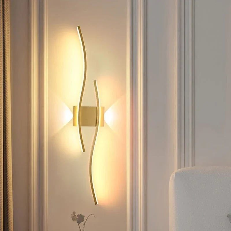 LED Wall Lamp Smart Remote Control Adjustable Color Temperature Brightness Bedroom Living Room Home Upper and Lower Led Lamps - Magic Electronics