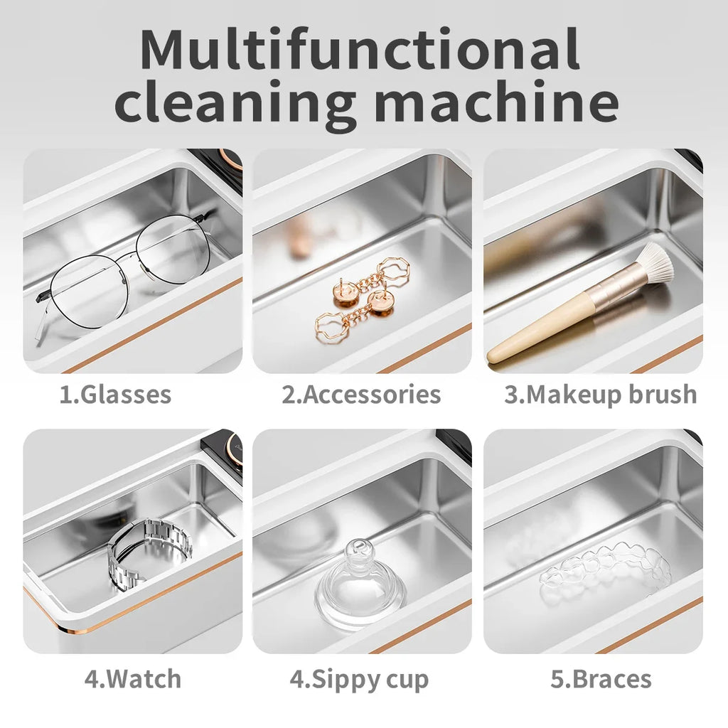 Ultrasonic 55KHZ Cleaning Machine Soundwave Technology Deep Cleaning Appliance for Glasses Dentures Jewelry Makeup Brushes Magic Electronics Sa163c4f5a6aa4ce08ec273d66ad70634R