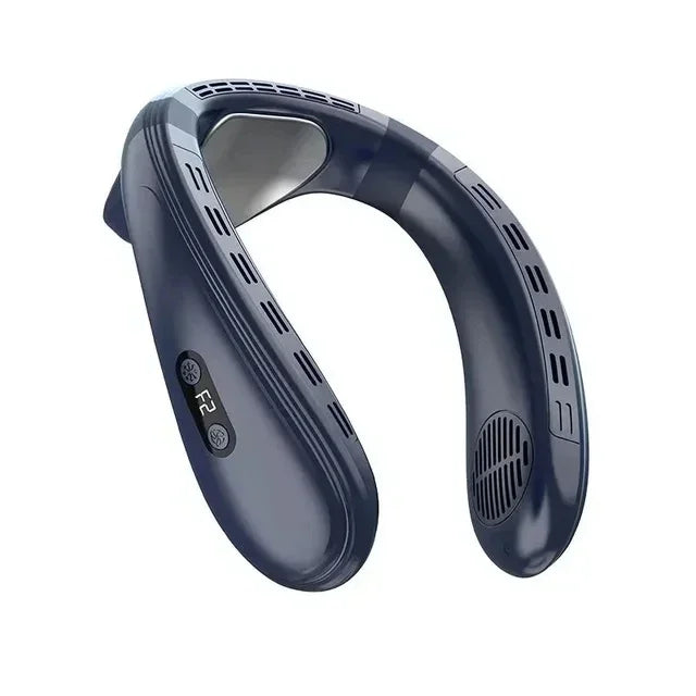 View details for New Neck Air Conditioner Portable Neck Fan Rechargeable Semiconductor Cooling Bladeless Fan Outdoor Personal Fan Wearable New Neck Air Conditioner Portable Neck Fan Rechargeable Semiconductor Cooling Bladeless Fan Outdoor Personal Fan Wea
