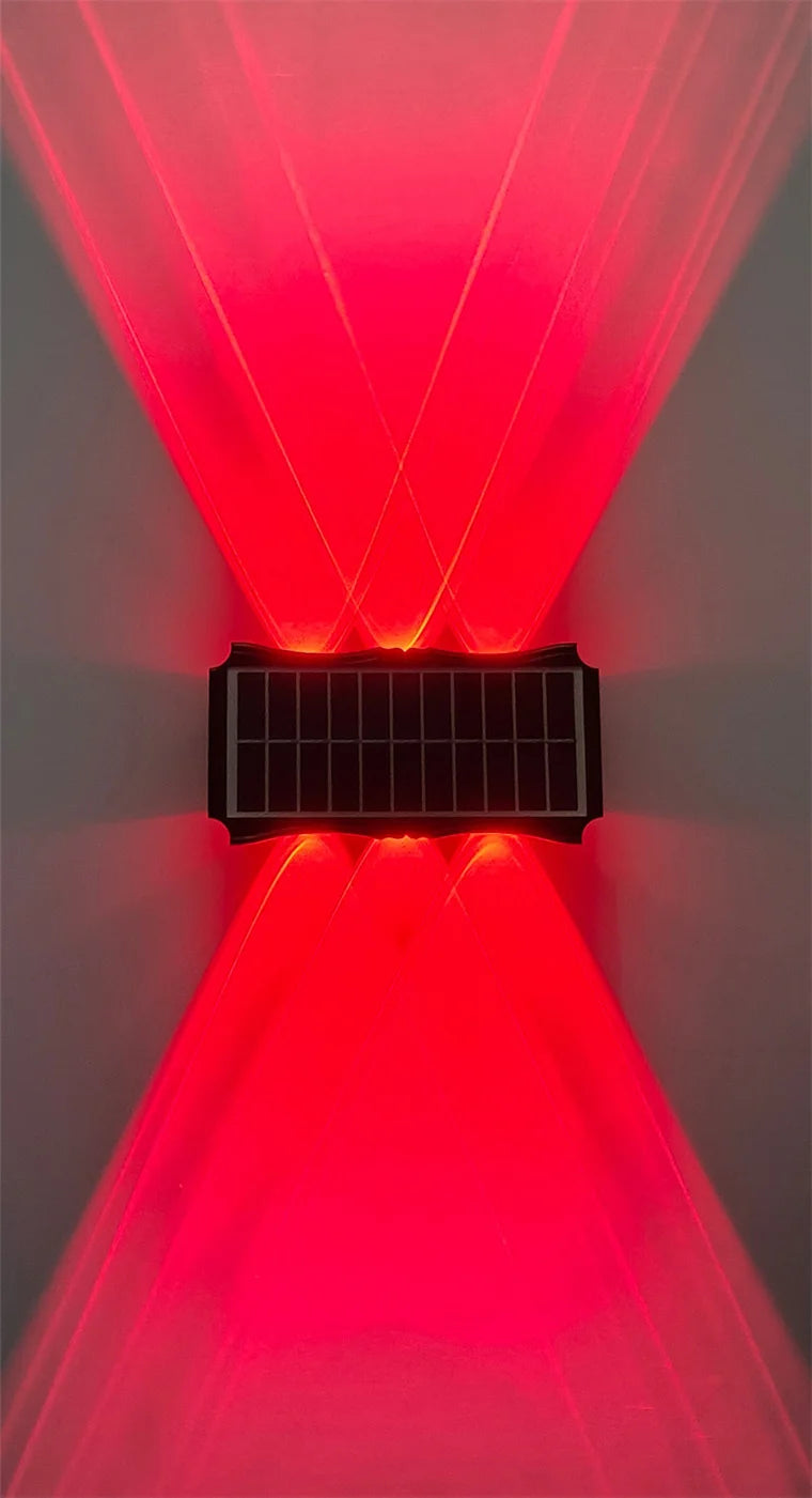 Solar LED Light Wall Lamp Outdoor Waterproof High Brightness Up And Down Luminous Lighting for Outdoor Garden Decoration - Magic Electronics