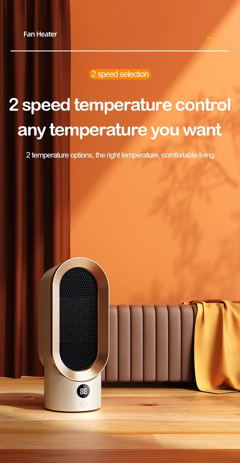 Desktop bedroom electric heater, office small heater, household heater, heating artifact, indoor heater - Magic Electronics