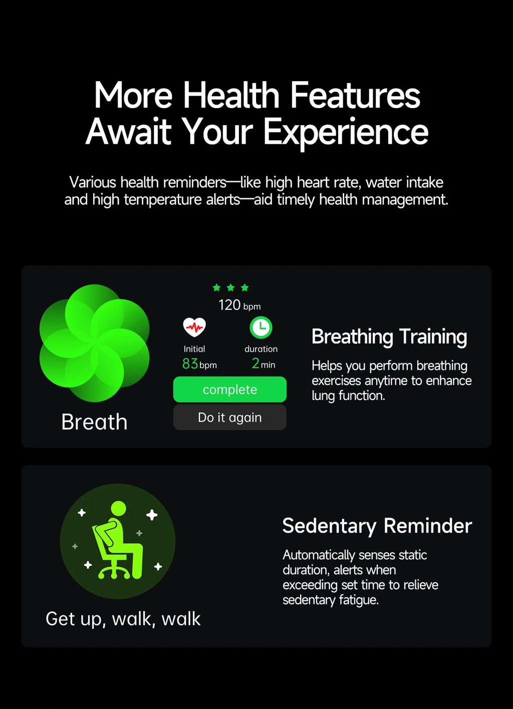 New Laser Treatment Three High Smart Watch Men ECG Heart Rate Uric Acid Health Tracker 1.95 inches Sapphire Glass SmartBracelet Magic Electronics Sa5e632036a5f4a78bb68086d409da6bdl