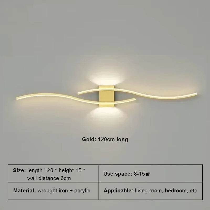 LED Wall Lamp Smart Remote Control Adjustable Color Temperature Brightness Bedroom Living Room Home Upper and Lower Led Lamps - Magic Electronics