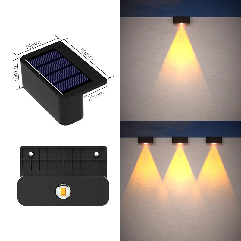 View details for Solar Outdoor Wall Light with Floodlight Hollow Design Waterproof Garden Patio Courtyard Decorative Lamp for Fence Villa Door Solar Outdoor Wall Light with Floodlight Hollow Design Waterproof Garden Patio Courtyard Decorative Lamp for Fen