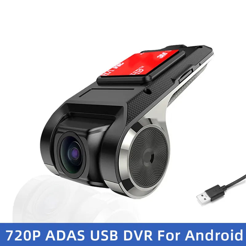JUNDOF ADAS Car DVR For Car DVD Android Player Navigation Dashcam DVRs Video HD 720P USB TF Card 32G /64G Dash Cam Auto Recorder - Magic Electronics
