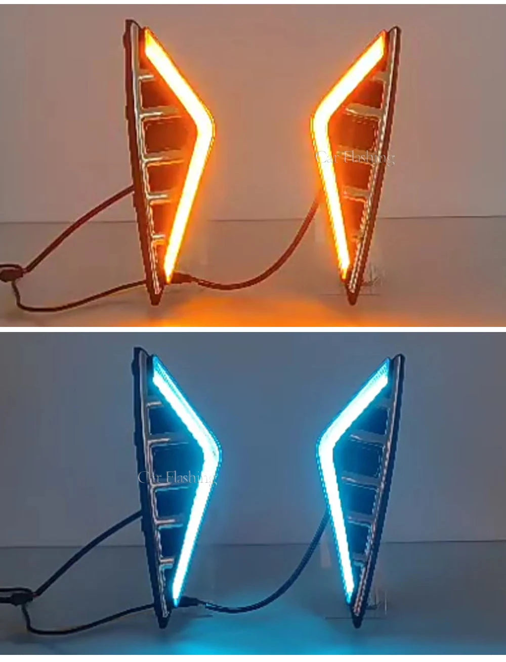 Car LED DRL For Haval H6 2020 2021 2022 Daytime Running Lights with yellow Turn Signal Fog lamp cover Driving Lights headlight - Magic Electronics