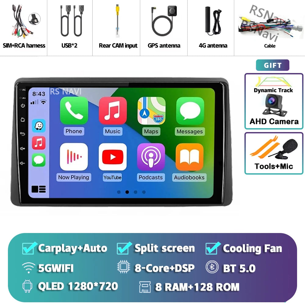 Android 15 Carplay Auto For Renault Duster HM 2 2020 - 2023 Arkana 1 I 2019 - 2023 Car Radio Navigation Video Player 2Din Stereo 8G-128G CAM Magic Electronics Sa9621f1c9b214a92b092b6a49035178c2 8G-128G CAM