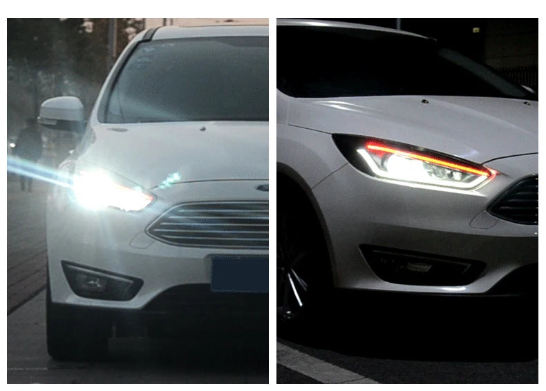 Headlights For Ford Focus 2015 2016 2017 2018 LED Head Lamp Styling DRL Front Signal Projector Lens Auto Tools Car Accessories - Magic Electronics