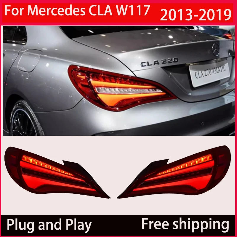 Car Styling Head Lamp For Benz CLA 2013-2019 Taillight Dynamic Turn Signal Mercedes W117 CLA180 CLA200 CLA300 Rear Lamp DRL+Turn - Magic Electronics