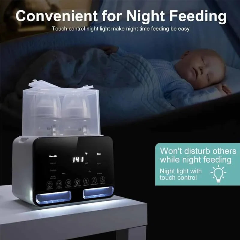Baby Bottle Warmer Multifunction Sterilizer Accurate Temperature Control Fast Milk Bottle Warmers with Timer Newborn Accessories Magic Electronics Sab990fa6976e43619c6be194c9c6a676T