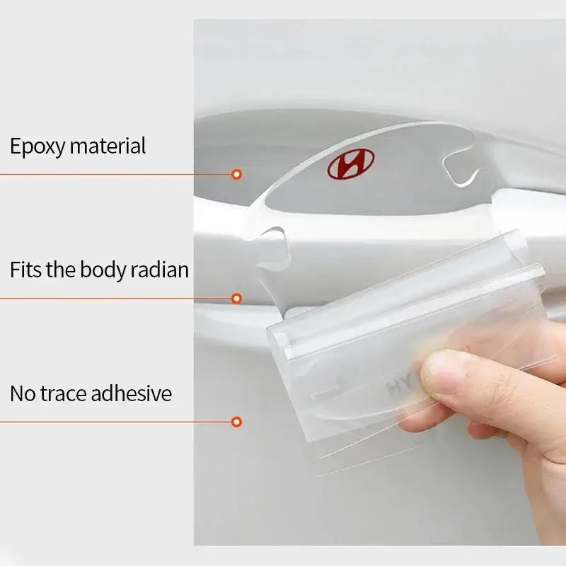 4/8Pc Car Door Bowl Anti-collision Protector Bumper Strip Sticker Accessory For Hyundai Elantra Creta IX35 SANTAFE SONATA ACCENT Magic Electronics Sabbdd75589ab4747aec2e6e43e3efc63o