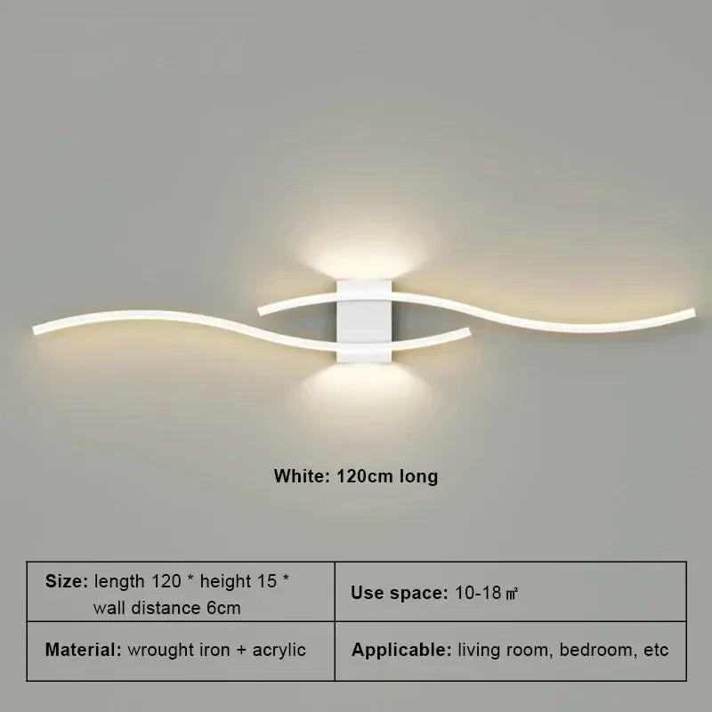 LED Wall Lamp Smart Remote Control Adjustable Color Temperature Brightness Bedroom Living Room Home Upper and Lower Led Lamps - Magic Electronics