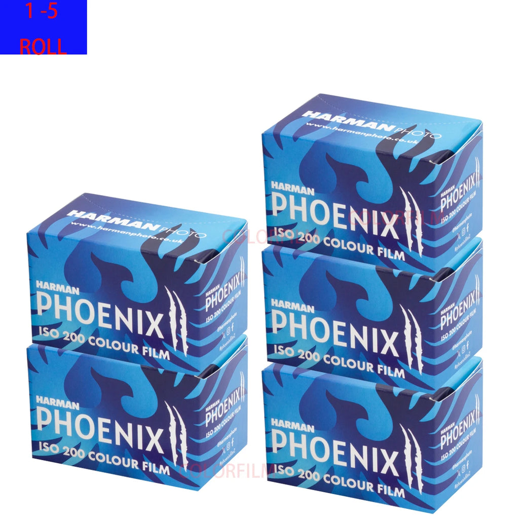 1/3/5Rolls 135mm NEW HARMAN PHOENIX II Color film C41 Development (Expiry date: 2028) Magic Electronics Sac77d652eecc460984a0680b75d35f2bu