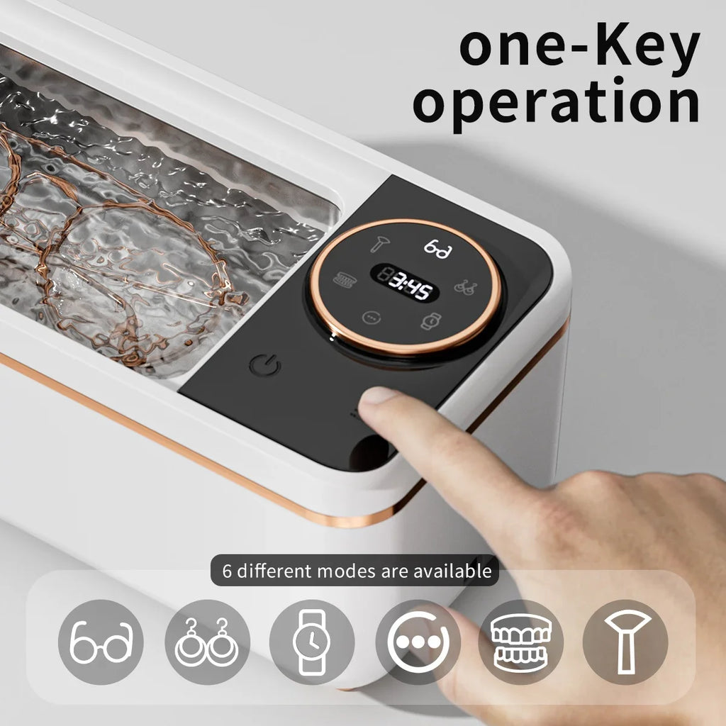 Ultrasonic 55KHZ Cleaning Machine Soundwave Technology Deep Cleaning Appliance for Glasses Dentures Jewelry Makeup Brushes Magic Electronics Sacdef78d29a6438b965180367d366080J