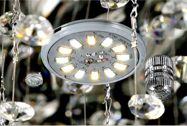 Round K9 Crystal Ball Led Ceiling Chandelier Pendant Lamp for Living Dining Room Cristal Lustre Bedroom Home Decor Light Fixture Magic Electronics Sad2994f706824c239f47adf32000868aG