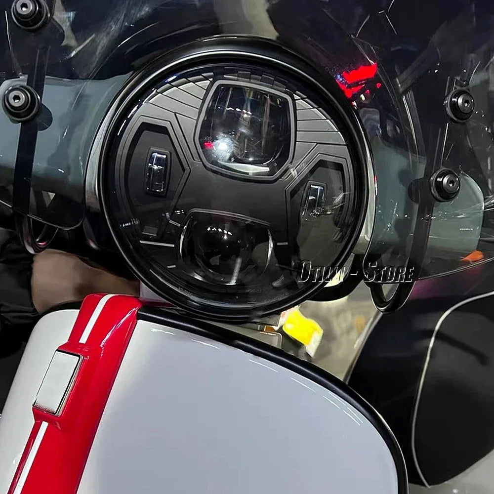 Motorcycle Accessories Front LED Headlight Headlamp Head Light Fairing For Vespa GTS300 gts300 Gts 300 GTS 300 - Magic Electronics