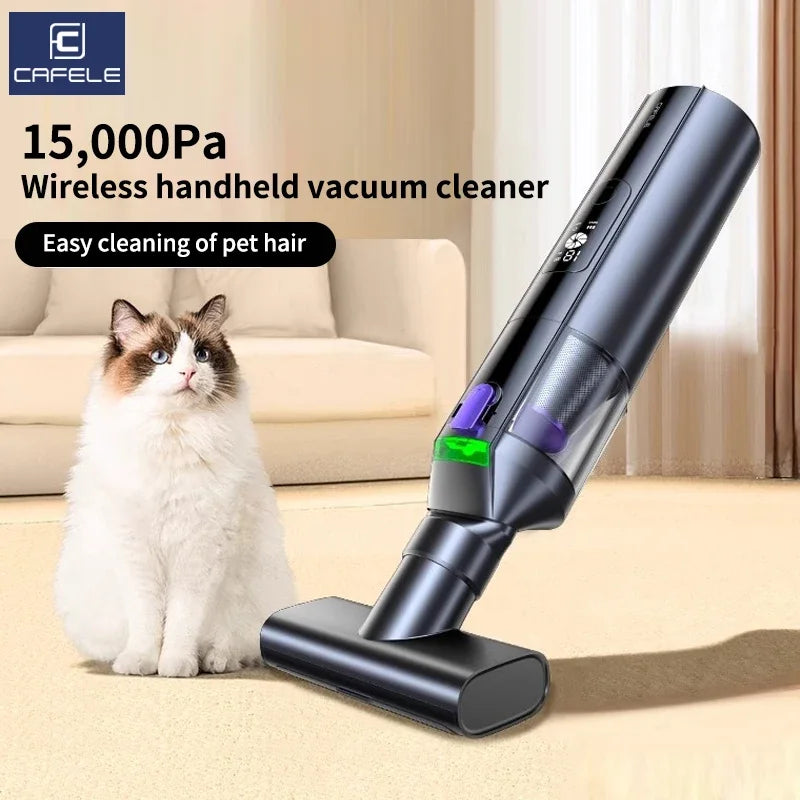 Cafele 15000Pa Wireless Vacuum Cleaner Portable Air Pump Vacuum Sealer Powerful Air Blower 4-in-1 For Car Home Office PC Clean Magic Electronics Sadd64f7451134236b4a9a6e280d3d6c6A