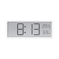 LCD Screen Digital Wall Clock Time Temperature Humidity Time Display Electronic Clock Desktop Digital Clock Battery Powered White Magic Electronics Saeb5fb41c35b42ffa79d8cc0b868bf47m White