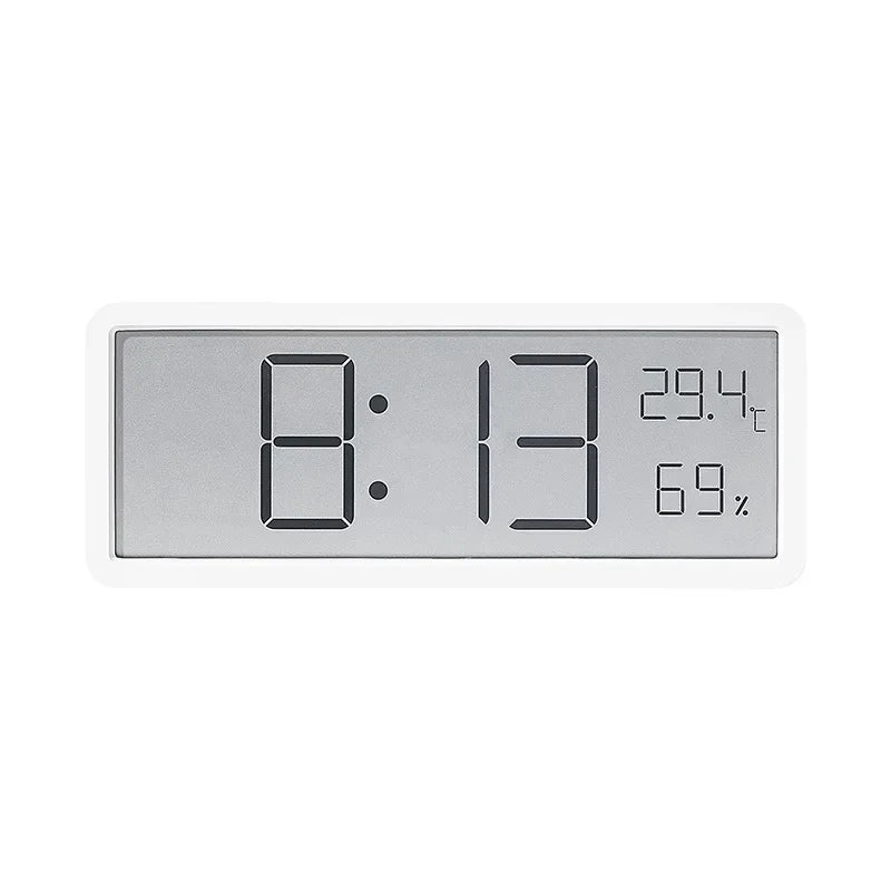 LCD Screen Digital Wall Clock Time Temperature Humidity Time Display Electronic Clock Desktop Digital Clock Battery Powered White Magic Electronics Saeb5fb41c35b42ffa79d8cc0b868bf47m White