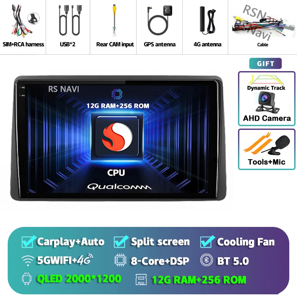 Android 15 Carplay Auto For Renault Duster HM 2 2020 - 2023 Arkana 1 I 2019 - 2023 Car Radio Navigation Video Player 2Din Stereo 2K 12G-256G CAM Magic Electronics Saf9691f1b3ca4d5ca45325a707533c1aG 2K 12G-256G CAM