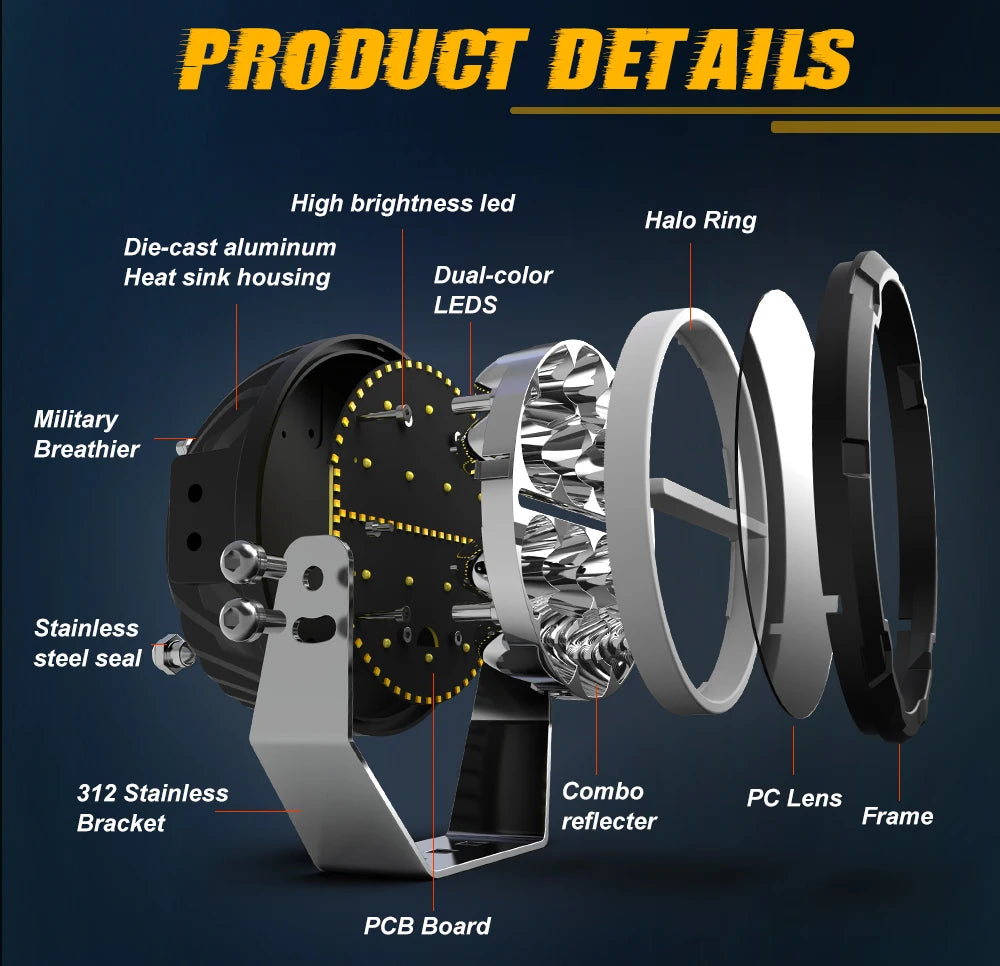 CO LIGHT Round LED Offroad Lights 7 Inch Spot Driving Light Pods with DRL Super Bright Off Road Ditch Work Light Bar for SUV Magic Electronics Safb8cb42b123471c81cc185d13033331l_372e907c-4e74-455d-943e-cefacefe1dbb