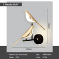LED Gold Silver Magpie Bird Pendant Light Chandelier for Bedroom Living Room Indoor Hanging Lamp AC110v 220v Drop Shipping Gold-2 Heads Magic Electronics Sb02d11bff1e541c789e6363cb911d637X Gold-2 Heads