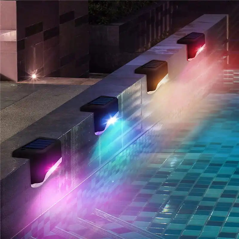 1-24PCS IP65 Waterproof Solar Garden Light Outdoor LED Solar Power Deck Lamps for Railing Stairs Step Fence Yard Patio Pathway - Magic Electronics