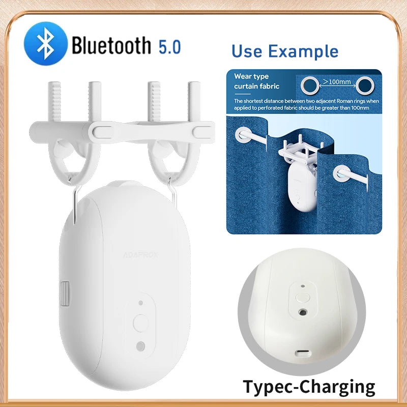 Tuya Smart Curtain Robot Bluetooth/Zigbee Rail Curtain Robot Electric Drive Track Rod Automatic Curtain Opener Voice Control Bluetooth V4 Magic Electronics Sb3481e57ab0041b88cfb0249564e7f6eq Bluetooth V4