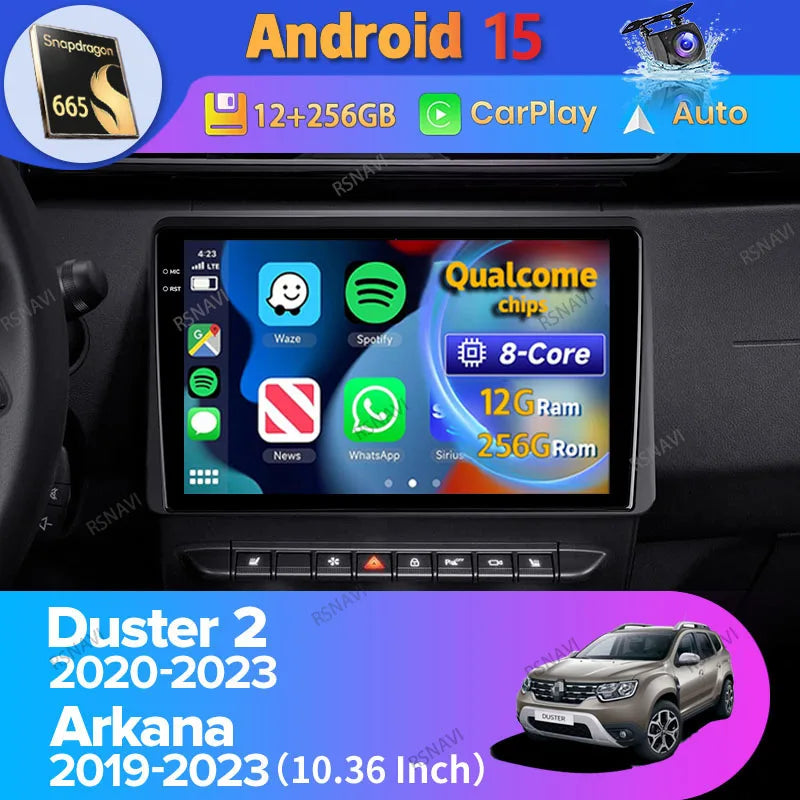 Android 15 Carplay Auto For Renault Duster HM 2 2020 - 2023 Arkana 1 I 2019 - 2023 Car Radio Navigation Video Player 2Din Stereo Magic Electronics Sb3a0408d8c9e48599bfbf01def4708ae5