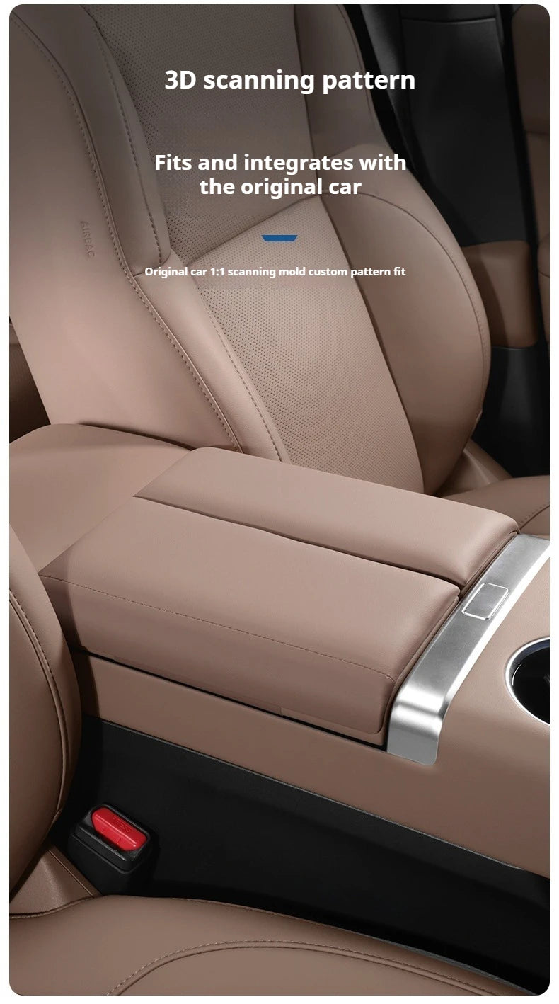For Li Lixiang L6 L7 L8 L9 Car Armrest Box Protective Cover Ideal Armrest Box Height Increase Leather Scratch-Resistan Pad Magic Electronics Sb3af9123543748ca91b60e90eaef8c6eh