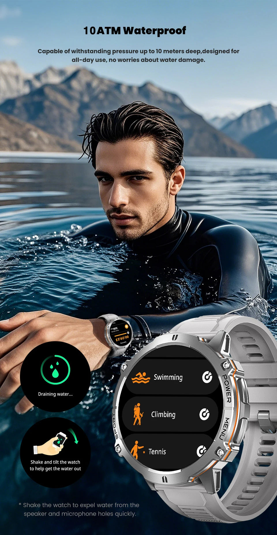 2025 Original TANK X3 Ultra 1000mAh Battery Smart Watch Men GPS Outdoor Sports Fitness Smartwatch 10ATM Waterproof Swim Watches Magic Electronics Sb425a1f6a2cb4e618fc347c940a7e8bdY