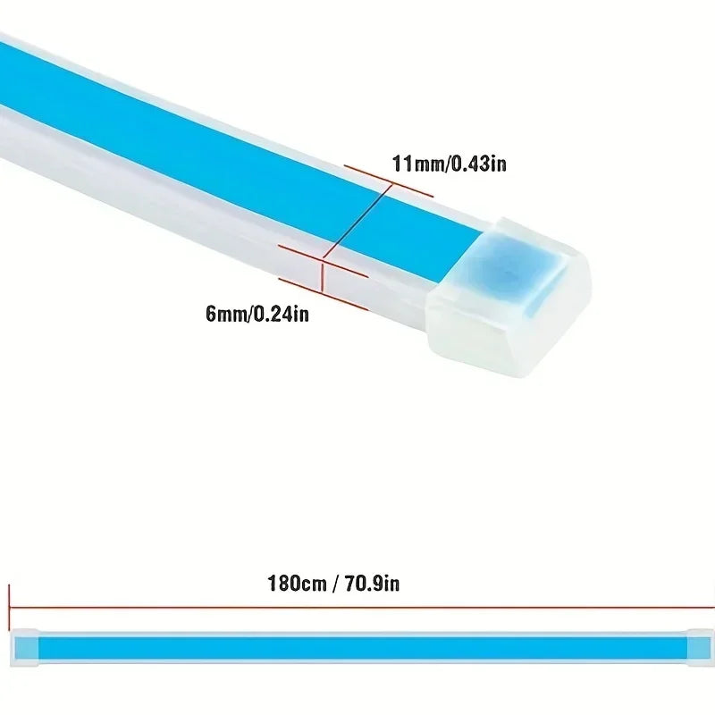 Led Car Hood Light Strip Constant Through-type Auto Modified Front Headlight Upgrade Decorative Light Car Daytime Running Lights - Magic Electronics