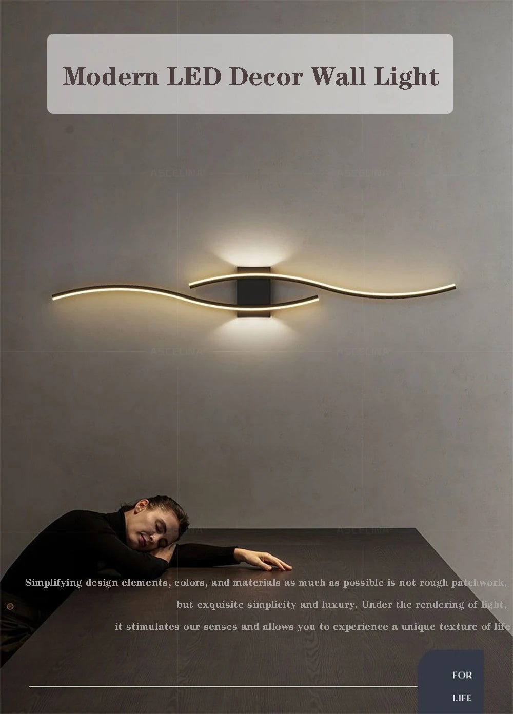 LED Wall Lamp Smart Remote Control Adjustable Color Temperature Brightness Bedroom Living Room Home Upper and Lower Led Lamps - Magic Electronics