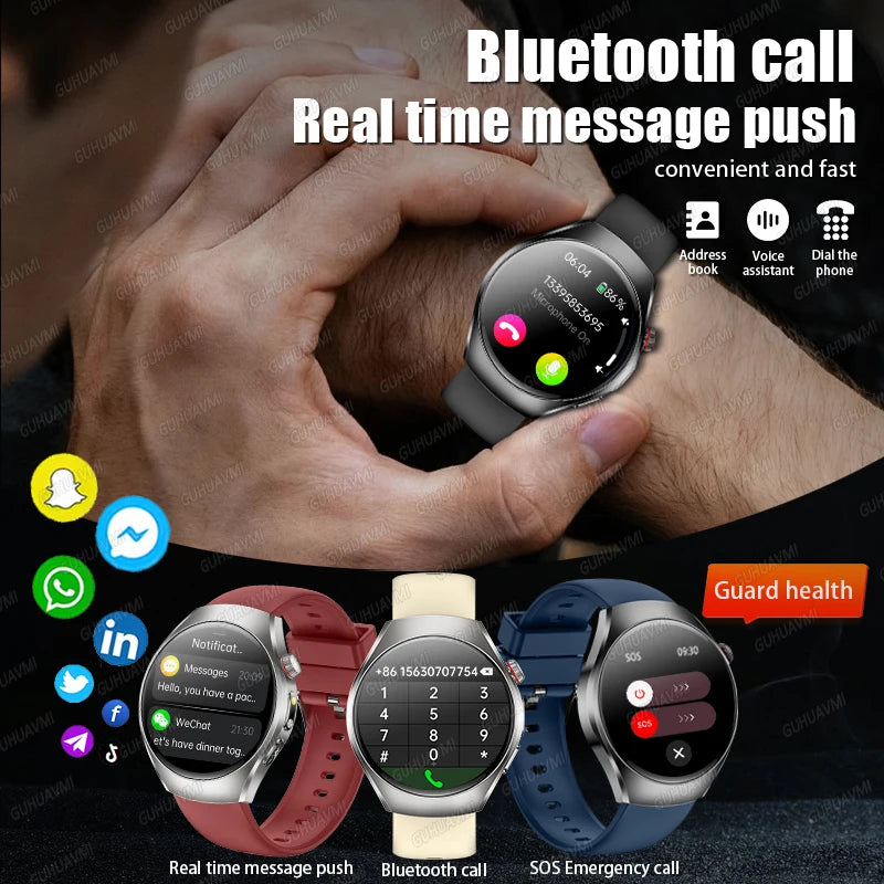 2026 New Accurate Body Health analysis Smart Watch Men ECG Blood lipids Uric acid Blood Pressure Body Fat Voice Call Smartwatch Magic Electronics Sb58fb0e671024141999cfbb5ade93b3fg