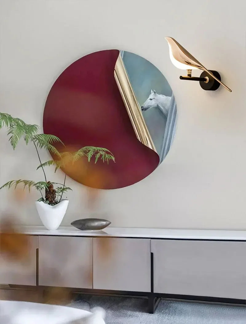 LED Gold Silver Magpie Bird Pendant Light Chandelier for Bedroom Living Room Indoor Hanging Lamp AC110v 220v Drop Shipping Magic Electronics Sb5e460e49b294e5295310d0ac0580992k