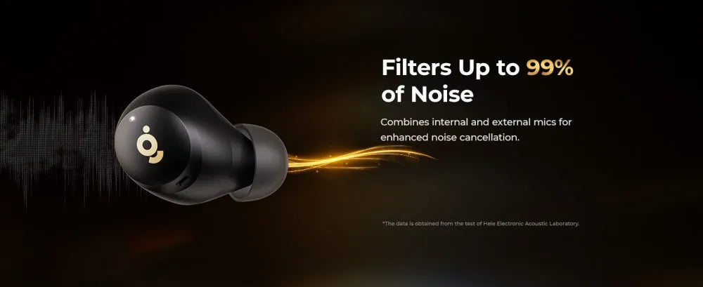 wegear Wireless Earbuds Bluetooth 5.4 in Ear Hybrid Active Noise Cancelling Earbuds with 6 Built-in Microphones 32H Playtime - Magic Electronics