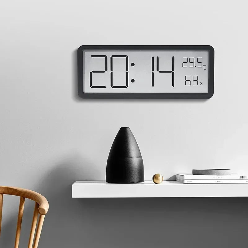 LCD Screen Digital Wall Clock Time Temperature Humidity Time Display Electronic Clock Desktop Digital Clock Battery Powered Magic Electronics Sb678ae1ed7e9407885efc0df4ce216f8H