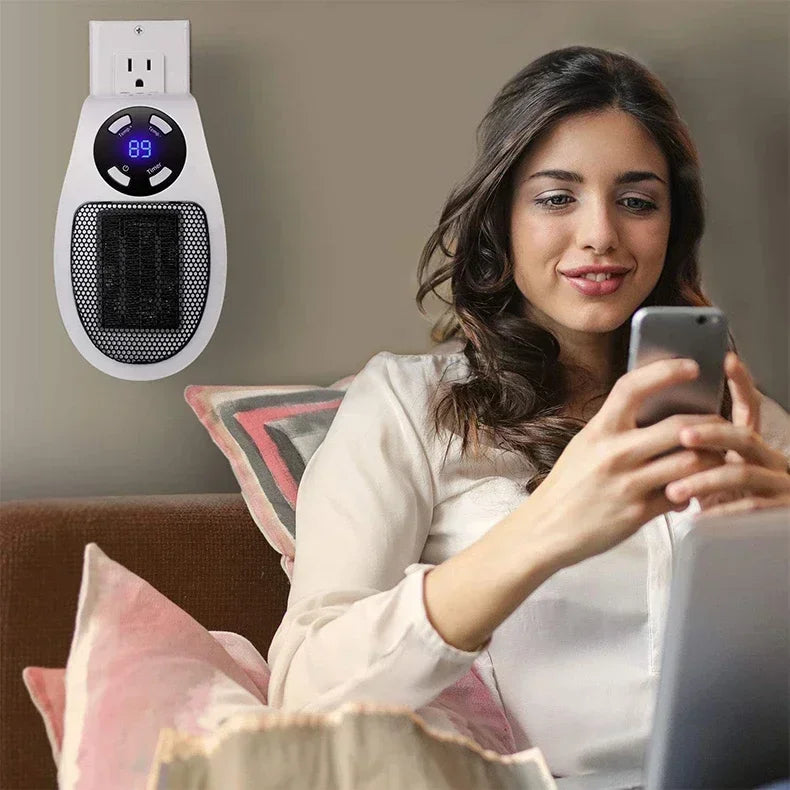 350W Portable Heater Electric Heater Convenient Room Heater Remote Control Wall Mounted Heater Winter Heating Home Appliance - Magic Electronics